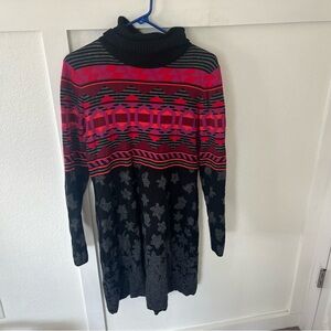 Krimson Klover Women's Large Merino Wool Sweater Dress